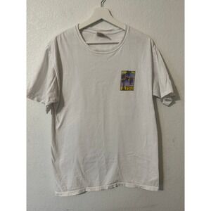 FSU Florida State Seminoles Mens T-Shirt Palm Tree Surfers‎ White Medium